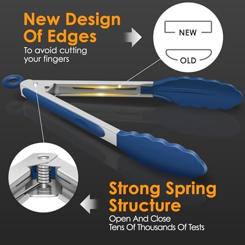HOTEC Stainless Steel Kitchen Tongs - Image 4