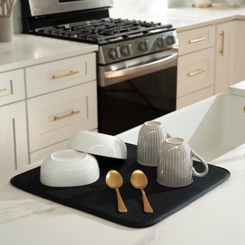 S&T INC. Dish Drying Mat, Diamond Texture - Image 2