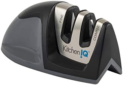 KitchenIQ 50009 Edge Grip 2-Stage Knife Sharpener, Coarse & Fine Sharpeners - Image 5