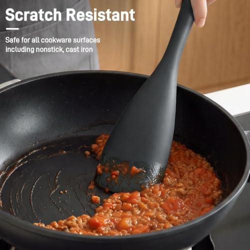 3 PACK Silicone Cooking Spatula & Spoon - Image 3