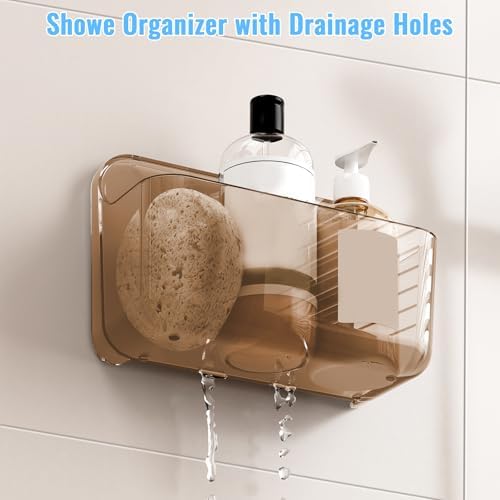 CGBE 2-Pack Cabinet Door Organizer, Self Adhesive Bathroom Shelves - Image 4