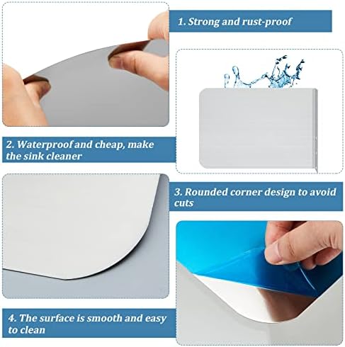 Amylove 17 x 12 Inch Stainless Steel Splash Guard - Image 4