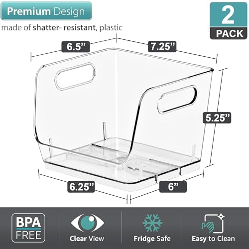 Sorbus Clear Pantry Organizer - Image 3