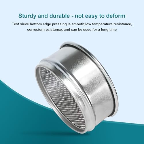 4" 304 Stainless Steel Lab Sieve, 14 Mesh Screen Sifter - Image 4