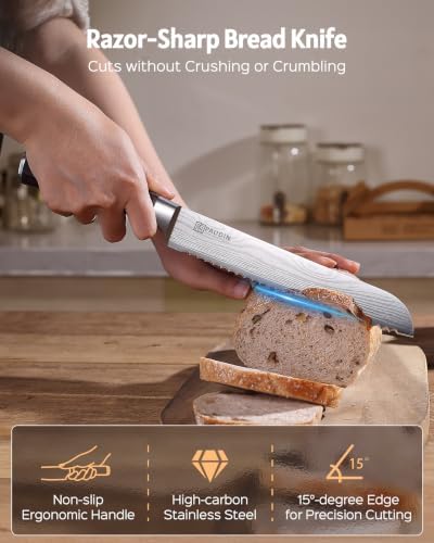 PAUDIN Bread Knife, Gift Box - Image 2