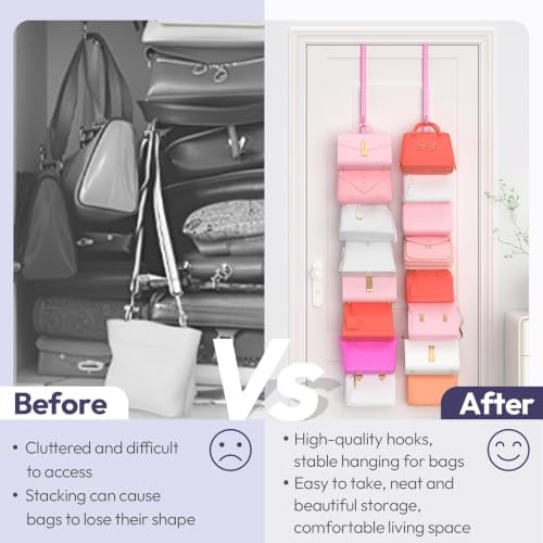 SWTYMIKI Over the Door Purse Organizer - Image 3