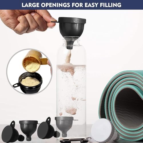 4 Pcs Protein Powder Container, Portable Protein Powder Travel Container - Image 5