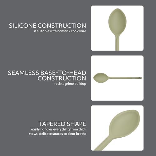 Sur La Table Kitchen Essential Mealcraft Silicone Kitchen Spoon - Image 3
