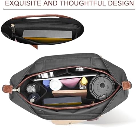 Felt Purse Organizer Insert for Longchamp Le Pliage L Bag Handbag Leather edge - Image 6