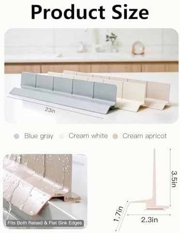 23 Inch Silicone Sink Splash Guard - Image 6