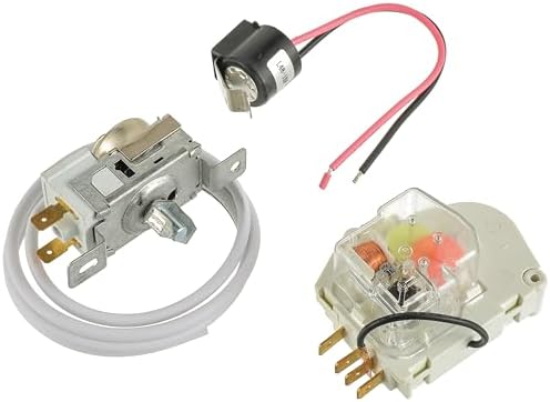 Upgraded 2198202 Cold Control Thermostat W10822278 Defrost Timer by BOSHCHEN