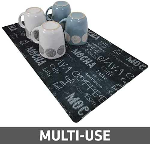 Drymate Coffee Maker Mat, Protects Kitchen Countertops From Spills, Stains & - Image 4
