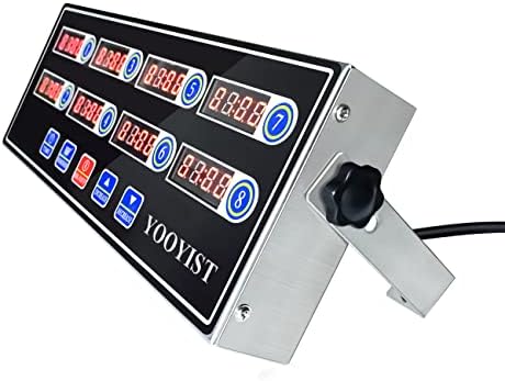 Commercial 8 Channel Digital Kitchen Timer Loud Alarm Cook Timer - Image 4