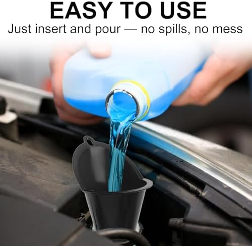 3-Pack Long-Neck Oil Funnels, Gas & Transmission Fluid - Image 6