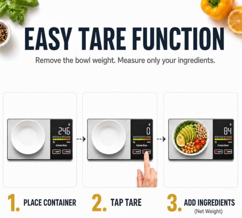 Smart Nutrition Food Scale - 1g Precision Digital Kitchen Scale - Image 5