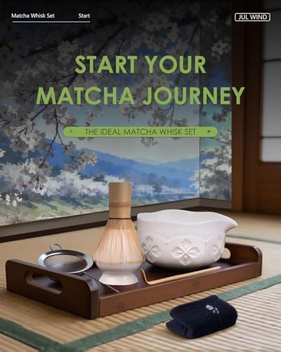 Matcha Whisk Set, Matcha Set Includes Bamboo Whisk, Ceramic Bowl - Image 3