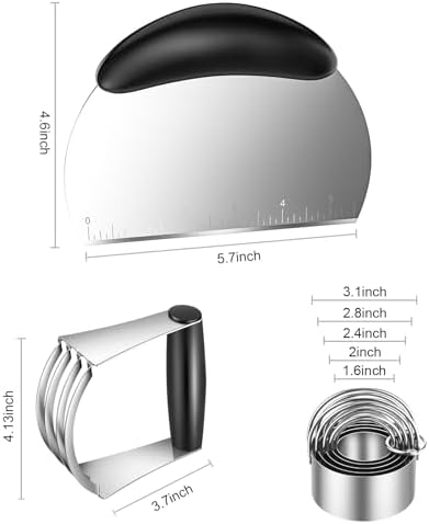 Pastry Cutter Biscuit Cutter Dough Cutters, Pastry Cutter Tool - Image 5