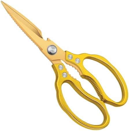 CGBE Kitchen Scissors, Heavy Duty Dishwasher Safe Food Scissors by CGBE