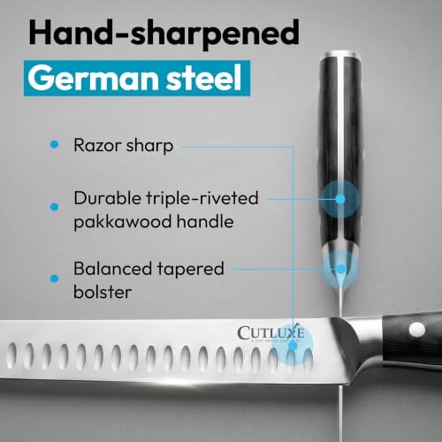 Cutluxe Carving Knife Set for BBQ & Brisket - Image 5