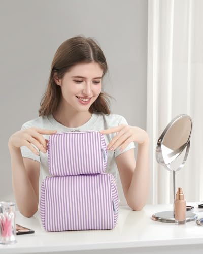 Narwey Makeup Bag Travel Toiletry Bag, Cosmetic Bag - Image 5