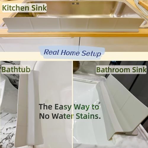 Kitchen Sink Splash Guard 23"/18" Silicone Water Guard - Image 6
