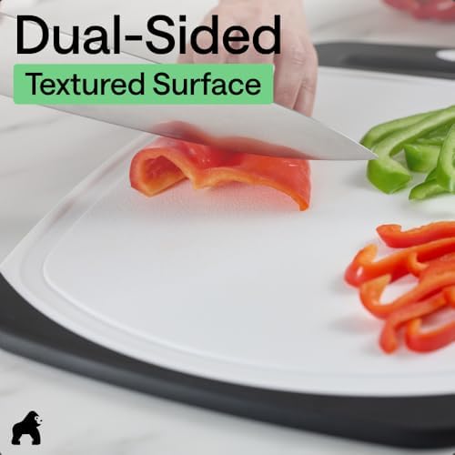 GORILLA GRIP BPA-Free Reversible Kitchen Cutting Board - Image 6