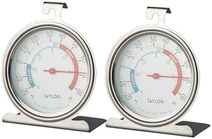 Taylor Large Dial Refrigerator Freezer Thermometer 2 Pack, 3 Inch Stainless - Image 6