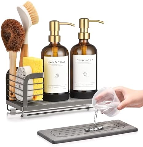 Kitchen Soap Dispenser Set by ORCHID+HOME