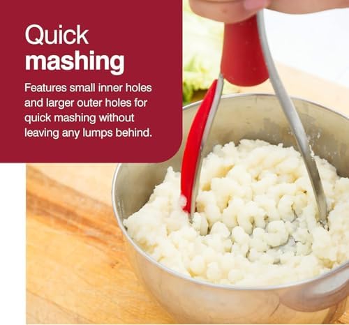 Zyliss Stainless Steel Potato Masher - Image 3