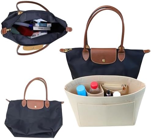 Lckaey Purse Organizer Insert for Longchamp, Premium Felt Long Champ Le Pliage - Image 5