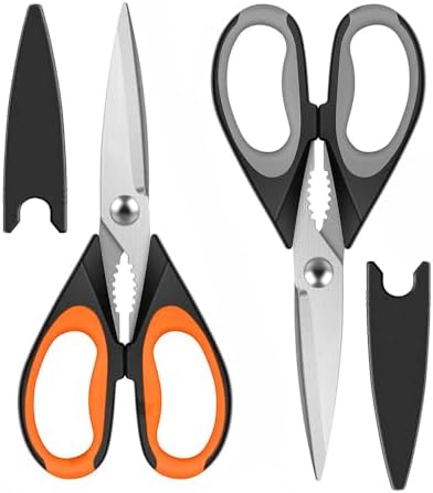 Kitchen Scissors All Purpose Heavy Duty, Kitchen Utensils Set, Stainless Steel by HFLYJPYW
