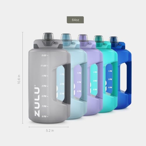 ZULU Goals 64oz BPA-Free Plastic Water Bottle - Image 4