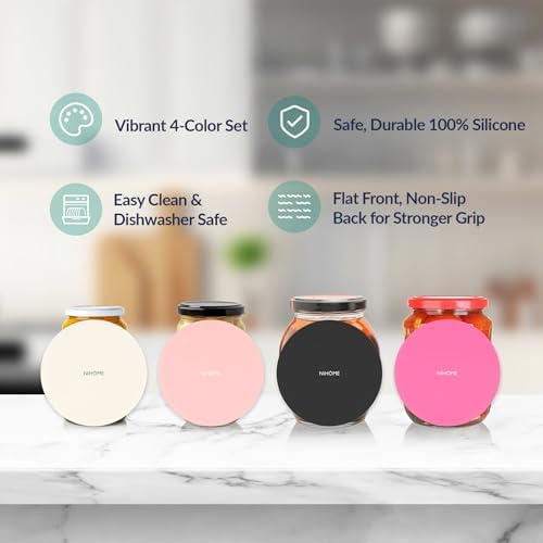NiHome Silicone Jar Opener Gripper Pads, 6 in - Image 2