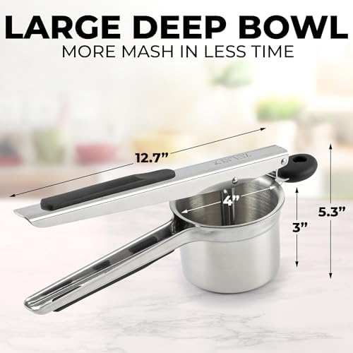 Zulay Kitchen Premium Large 15oz Potato Ricer, Heavy Duty Professional - Image 5