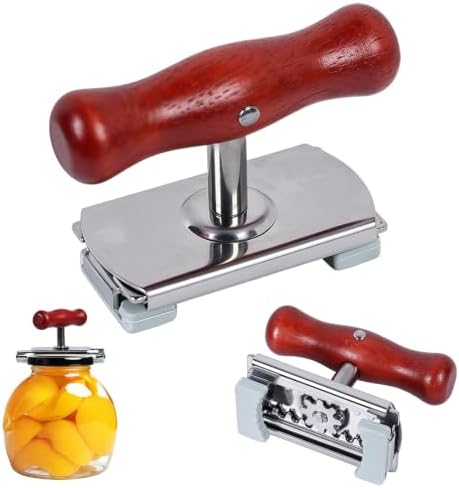 1-Pack Adjustable Jar Opener, Stainless Steel Lid Remover, Wood Handle by Unknown