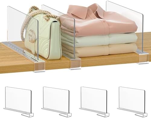 Small Shelf dividers Closet Organizers: 6-inch by Saccik