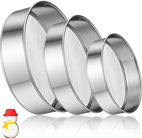 Patelai 3 Pcs Stainless Steel Flour Sifter by Patelai