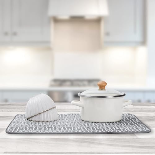 Dish Drying Mat for Kitchen Counter, Machine Washable Matt - Image 5