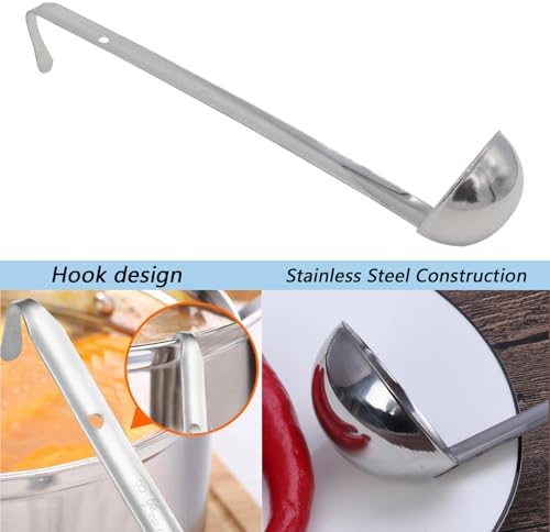 3‑Pack Small Ladle, 3 Oz Stainless Steel Soup Ladle - Image 7
