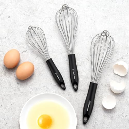 NileHome Whisk Set 8" 10" 12" Kitchen Whisk - Image 6