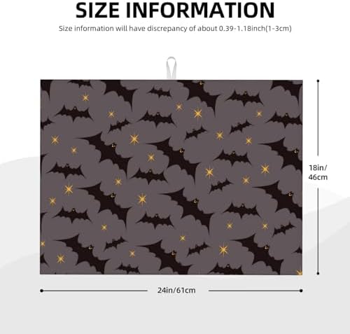 Star Bats Witchy Dish Drying Mat - Image 2