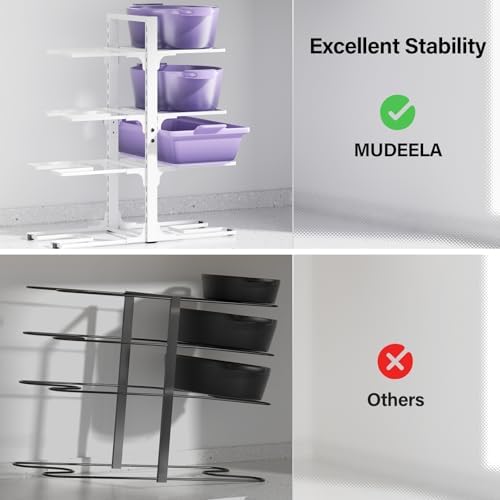 MUDEELA 8-Tier Heavy Duty Pots and Pans Organizer - Image 4