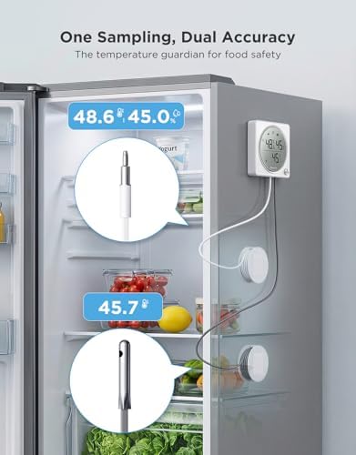 GoveeLife Upgraded Smart WiFi Refrigerator Thermometer Digital - Image 5