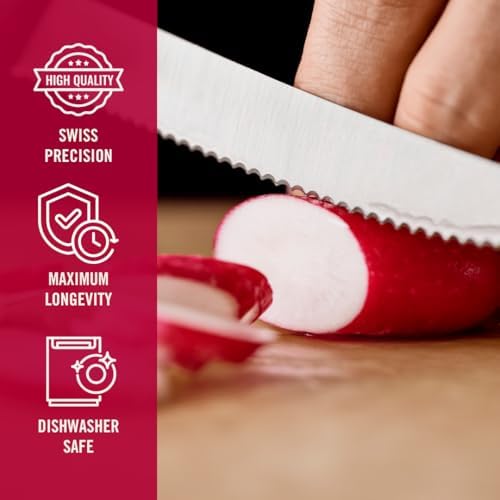 Victorinox Swiss Classic Tomato and Table Knife Set Serrated Blade - Image 4