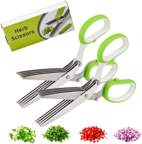 Stainless Steel Five Layer Vegetable Shears, 5 Layer Vegetable ShearsD-2PCS by Unknown
