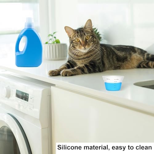 4 Pcs Silicone Laundry Measuring Cup 125ml Reusable Liquid Measuring Cup - Image 6