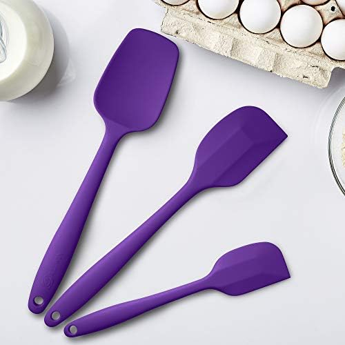 3-Piece Silicone Spatula Set, 600°F Heat Resistant - Image 4