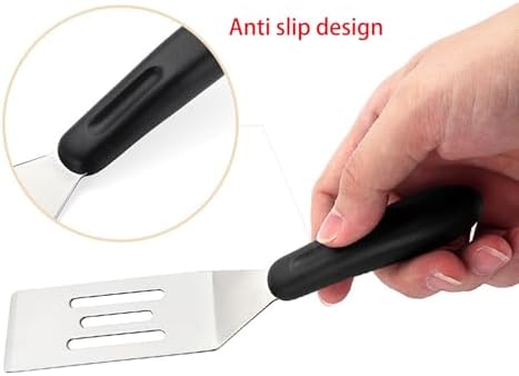 Small Metal Spatula, Stainless Steel Mini Turner - Image 6
