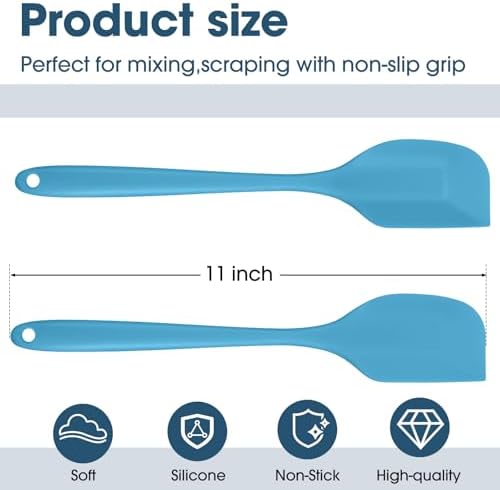 Irenare 24 Pcs Silicone Spatulas 11 Inch Rubber Spatulas, Heat Resistant - Image 2