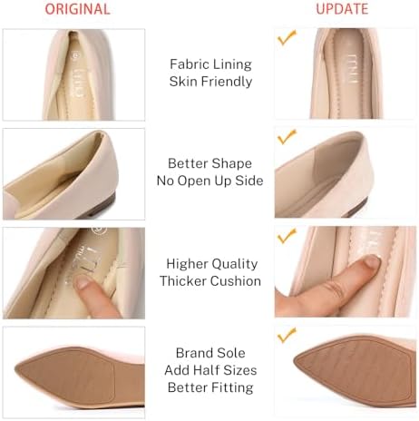 MUSSHOE Flats for Women Pointed Toe-Comfortable Business Casual Work Shoes - Image 6